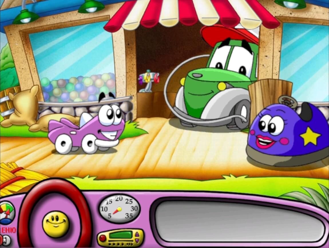 Putt-Putt Pep's Birthday Surprise - геймплей игры Windows